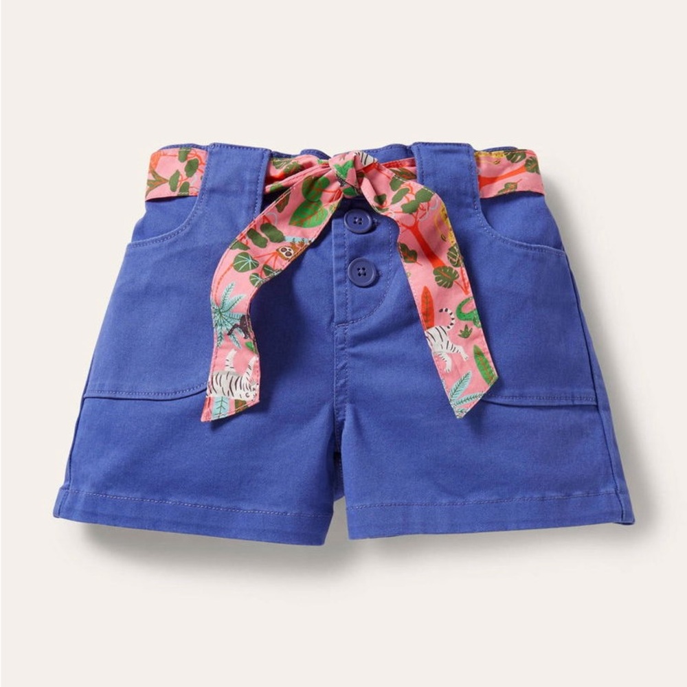 Mini Boden twill cargo shorts